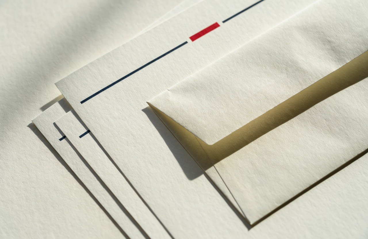 Letterheads printed by Lithomatic